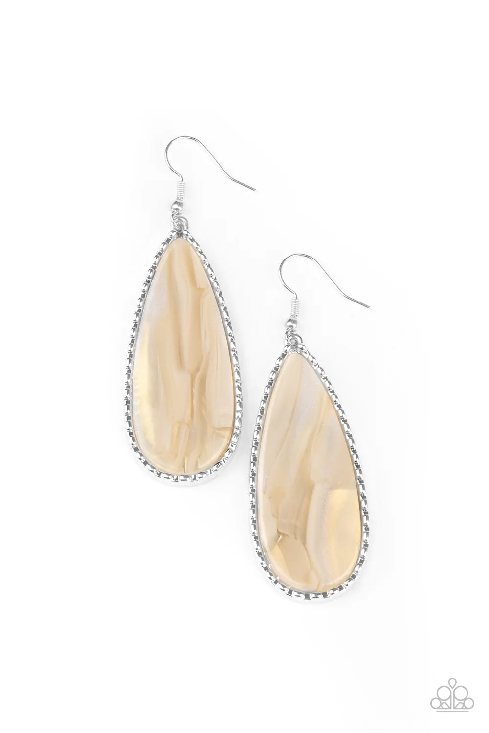 Ethereal Eloquence - White Earring