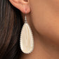Ethereal Eloquence - White Earring