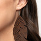 I Want To Fly - Brown Earring
