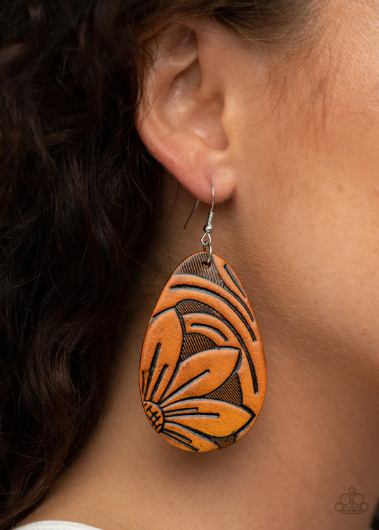 Garden Therapy - Brown Earring