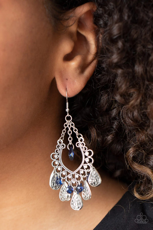 Musical Gardens - Blue Earring