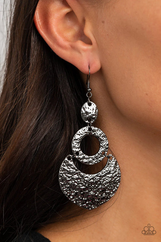 Shimmer Suite - Black Earring
