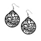 Garden Mosaic - Black Earring
