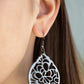 Garden Mosaic - Black Earring