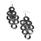 Scattered Shimmer - Black Earring