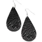 Everyone Remain PALM! - Black Earring