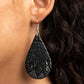 Everyone Remain PALM! - Black Earring