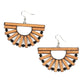 Wooden Wonderland - Black Earring