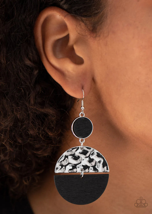 Natural Element - Black Earring