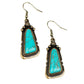 Sahara Solitude - Brass Earring
