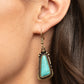 Sahara Solitude - Brass Earring
