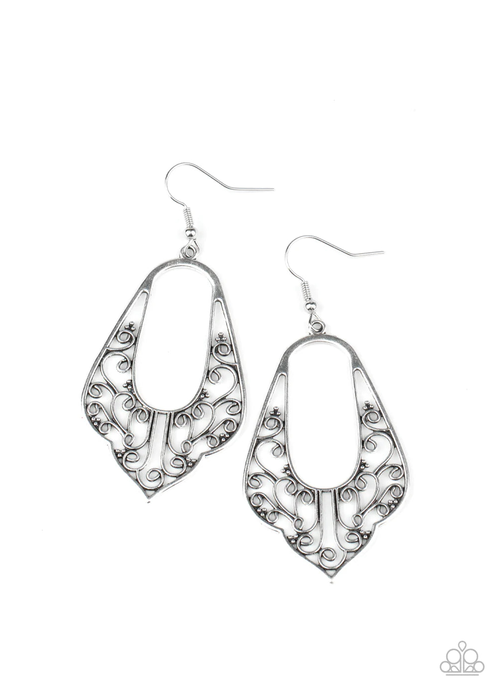Grapevine Glamour - Silver Earring