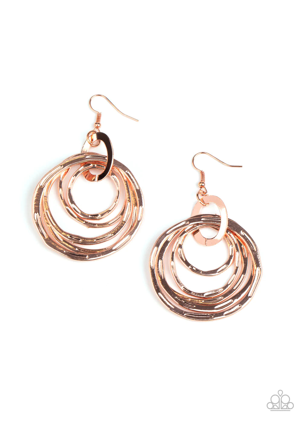 Ringing Radiance - Copper Earring