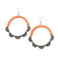 Tambourine Trend - Orange Earring