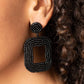 Beaded Bella - Black Earring
