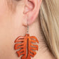 Shake Your PALMS PALMS - Orange Earring