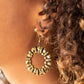 Baby, It's Cold Outside - Brass Earring