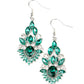 Ice Castle Couture - Green Earring