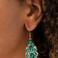 Ice Castle Couture - Green Earring