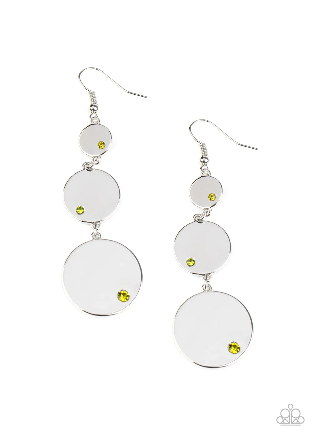 Poshly Polished - Green Earring