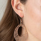 Serenely Shattered - Rose Gold Earring