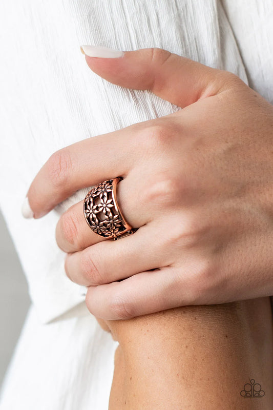 Crazy About Daisies - Copper Ring