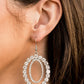Deluxe Luxury - White Earring