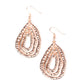 Metallic Meltdown - Rose Gold Earring