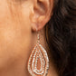 Metallic Meltdown - Rose Gold Earring