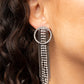 Dazzle by Default - Black Post Earring