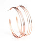 Rimmed Radiance - Copper Hoop Earring