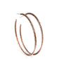 Curved Couture - Copper Hoop Earring