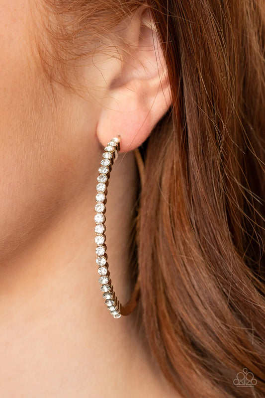 Making Rounds - Gold Hoop Earring