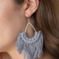 Wanna Piece of MACRAME? - Silver Earring