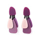 All FAUX One - Purple Post Earring