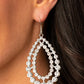 Glacial Glaze - White Earring