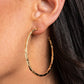 Unregulated - Gold Hoop Earring