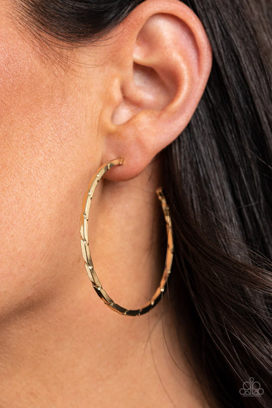 Unregulated - Gold Hoop Earring