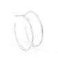 Spitfire - Silver Hoop Earring