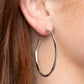 Spitfire - Silver Hoop Earring