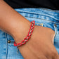 SUEDE Side to Side - Red Bracelet