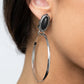 At Long LASSO - Black Clip-On Earring