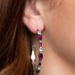 There Goes The Neighborhood - Pink Hoop Earring