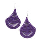Tropical Tempest - Purple Earring
