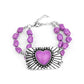 Sandstone Sweetheart - Purple Bracelet