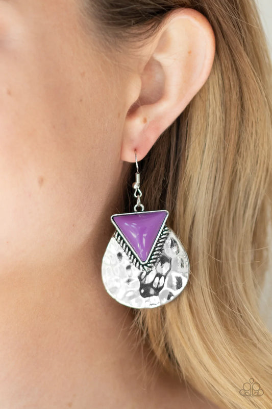 Road Trip Treasure - Purple Earring