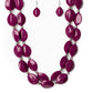 Two-Story Stunner - Purple Necklace