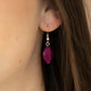 Two-Story Stunner - Purple Necklace