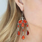 Clear The HEIR - Orange Earring