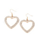 GLISTEN To Your Heart - Gold Earring